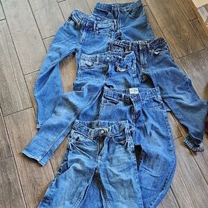Childrens Blue Denim Jeans - Multiple Styles Size 6/7